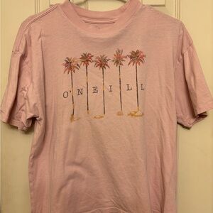 O'Neill Light Pink Palm Tree Tee